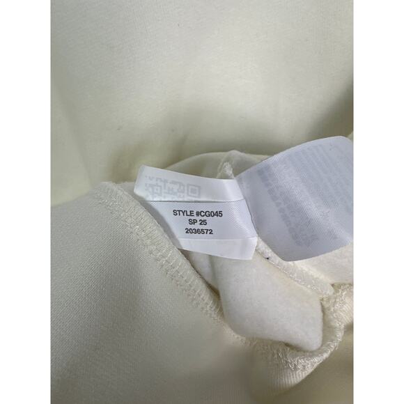 J.Crew NWT Women’s Cream Button Shoulder Solid Crewneck Pullover Sweater size S - Picture 5 of 7